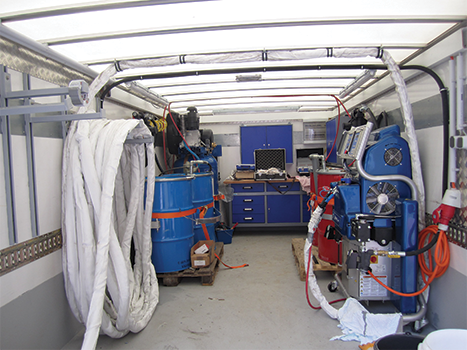 Spray Foam  Rig with Hose Proportioner and other equipment