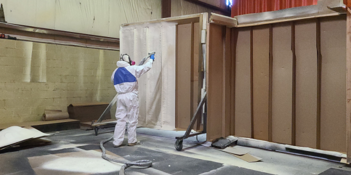 SprayWorks Conducts Spray Foam Testing on Behalf of Natural Polymers 