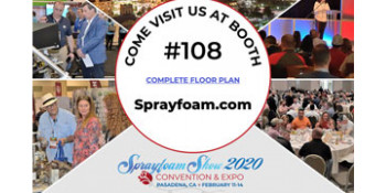 Come to SprayFoam.com Booth #108 at Sprayfoam Show 2020!