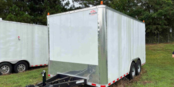 8.5 x 16 extra tall Rock Solid Trailer 