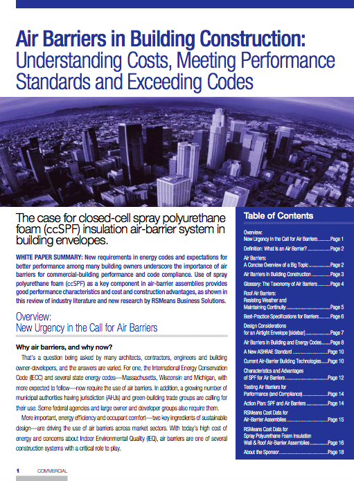 Air Barriers in Building Construction