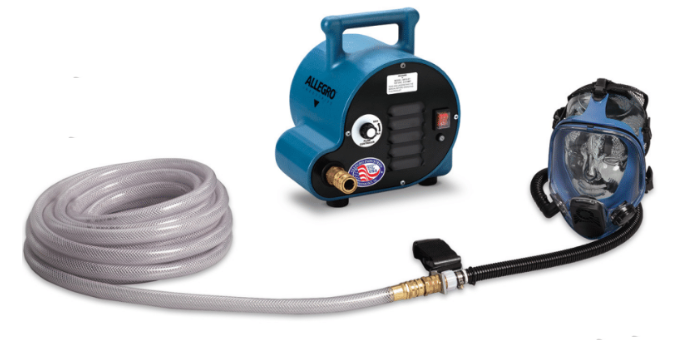 Allegro Industries’ Full Mask Breathing Air Blower Respirator Systems