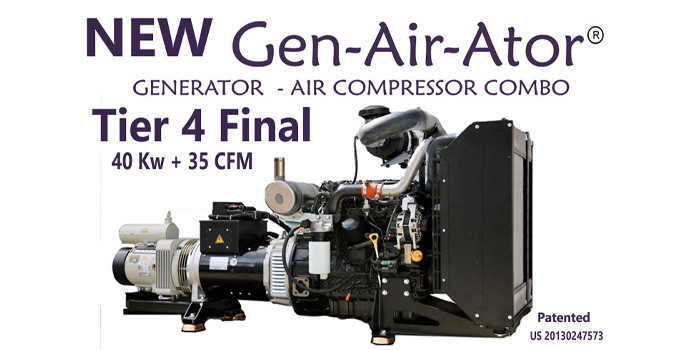 Gen-Air-Ator Generator - Air Compressor Combo - Next Generation