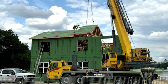 Spray Foam Robot Included on National Mall's Showcase of Building Envelope Achievements 