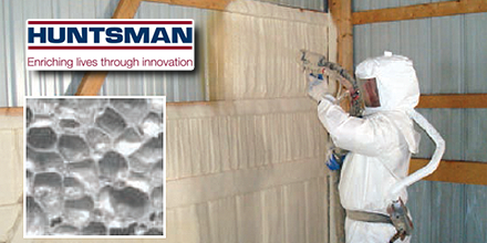 Huntsman Publishes White Paper Addressing Commercial Applications for Spray Polyurethane Foam