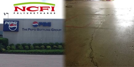 Pepsi Bottling Plant Uses NCFI's TerraThane Geotechnical Polyurethane Foam to Save Spillage and Lost Product