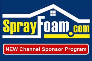 SprayFoam.com Offers New Channel / Category Sponsor Programs