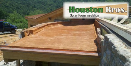 Houston Bros. Spray Foam Insulation Caps Off 'Green' Home with SPF Roof