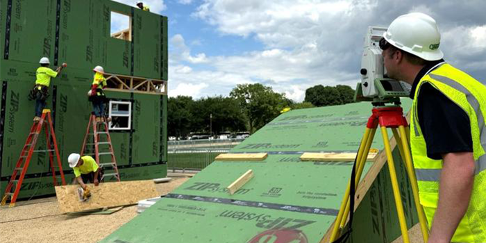 ORNL Demonstrates Energy-Efficient Spray Foam Insulation at HUD Innovation Housing Showcase