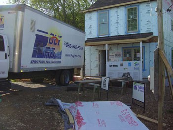 PolyPro, LLC Applied Spray Foam to Habitat for Humanity House