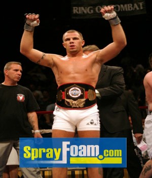 SprayFoam.com Sponsors Mixed Martial Arts Fighter in His UFC® Debut