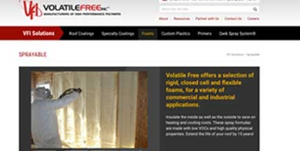 Volatile Free, Inc. Launches New and Improved Website