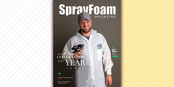 Spray Foam Magazine Announces Contractor of the Year