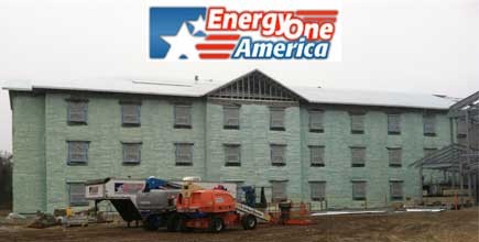 Exterior SPF Application Seals and Insulates Newly Constructed Marine Base Barracks
