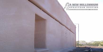 SPF Wall Insulation Gives New Mexico Church New Life