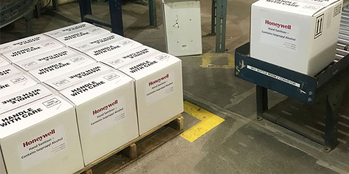 Honeywell Plants Have Pivoted to Hand Sanitizer