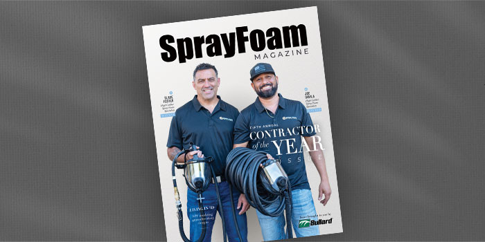 Spray Foam Magazine Announces 2022 Contractor of the Year