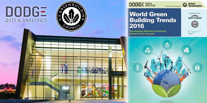 U.S. Green Building Council Partners with Dodge Data & Analytics to Release World Green Building Trends Report 2016