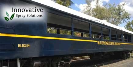 Spray Polyurethane Foam and Polyurea Help Turn Aging Train Into Scenic Rail Car