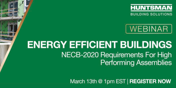 Webinar Alert: Unlocking Energy Efficiency with Huntsman Building Solutions