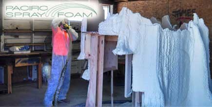 Closed-Cell Spray Foam Applied To Theater Prop For Oregon Play