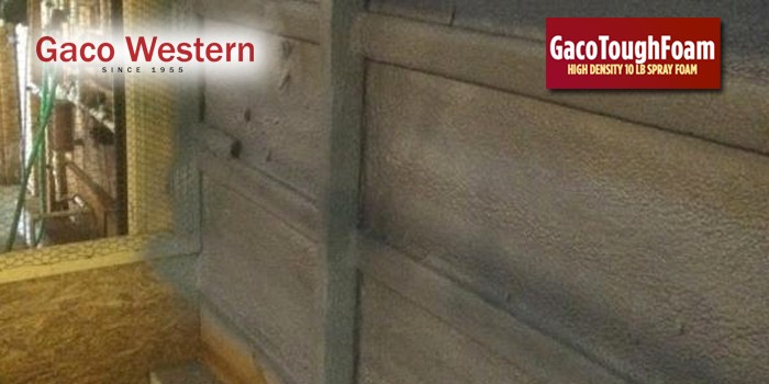 Gaco Western's GacoToughFoam Spray Polyurethane Foam Meets Class A (Class 1) Requirements