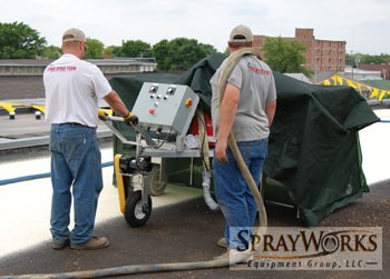 SprayWorks Connects with Foam Roofing and Coatings Industry