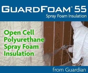 GuardFoam 55 Spray Polyurethane Wall Foam Keeps the Air Out