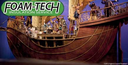 Closed-Cell Spray Foam Utilized To Create Realistic Boat for Theater Play