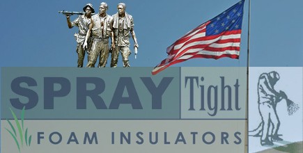 Spray Tight Foam Insulators Honors Veterans