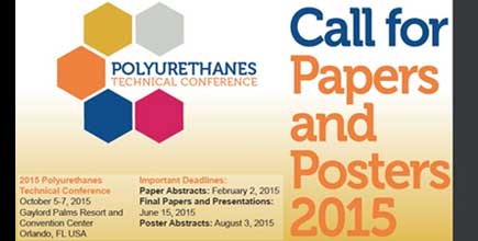 CPI Requests Papers and Posters for Premier Polyurethane Industry Conference