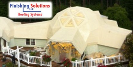 Spray Foam Restores Roof of Geodesic Dome Home