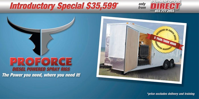 Introducing PROFORCE Diesel-Powered Spray Foam Rigs