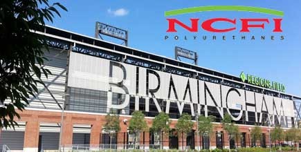 Safe at Home: Birmingham’s Regions Bank Ballpark Uses NCFI's TerraThane Geotechnical Foam on Renovation