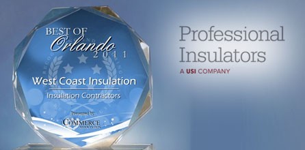 West Coast Insulation Receives Best of Orlando Award