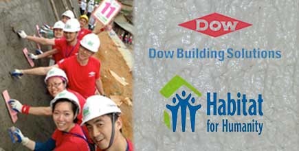 Dow Lends A Helping Hand To Habitat For Humanity By Donating Energy-Saving Products