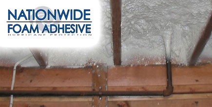 Nationwide Foam Adhesive Insulates Crawlspace at Clearwater Home