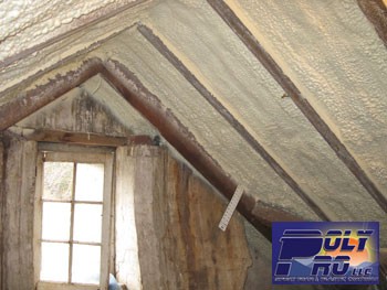 PolyPro, LLC Applies Spray Foam Insulation to Historical Home in Virginia