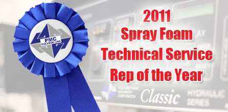 Frank Sica is Voted Spray Foam Customer Service Rep of the Year