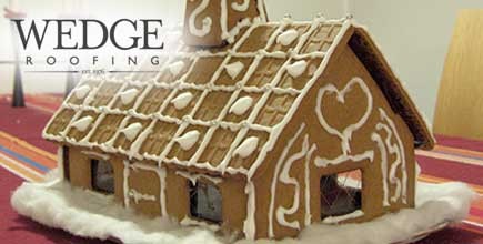Wedge Roofing Outlines 2013's Top Roofing Trends for Gingerbread Houses