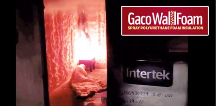 Fire-Resistant Spray Foam Passes Test for Flammability For the Second Time