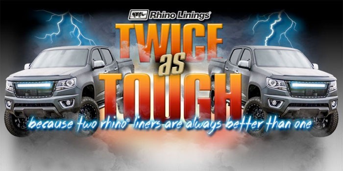 Rhino Linings Announces Its “Twice as Tough” Sweepstakes