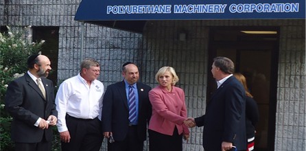 New Jersey Lt. Governor Takes Tour of Spray Foam Equipment Company