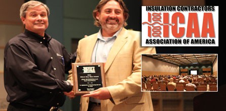 Joe Stockdale Receives ICAA Key Man Award For His Work in Spray Foam Stewardship