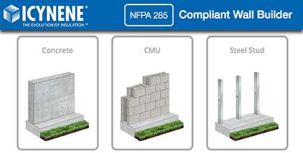 Icynene Launches New Web-Based NFPA285 Compliant Wall Assembly Tool
