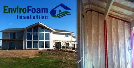 EnviroFoam Insulates Cedar Home With Spray Foam in Nova Scotia