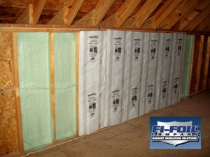 Custom Home Utilizes Spray Foam and Fi-Foil VR Plus Shield® Reflective Insulation