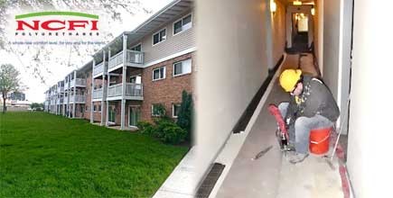 NCFI Geotechnical Foam, TerraThane, Helps Contractor Save Chicagoland Apartments