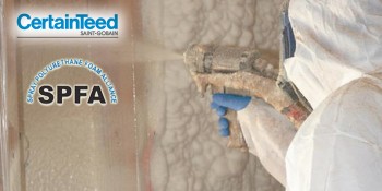 Spray Polyurethane Foam Alliance Recognizes CertainTeed Insulation with Supplier Company Accreditation