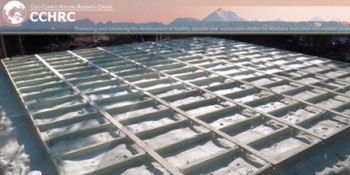 Spray Polyurethane Foam Is Utilized in Foundation Design for Alaskan Sustainable Village